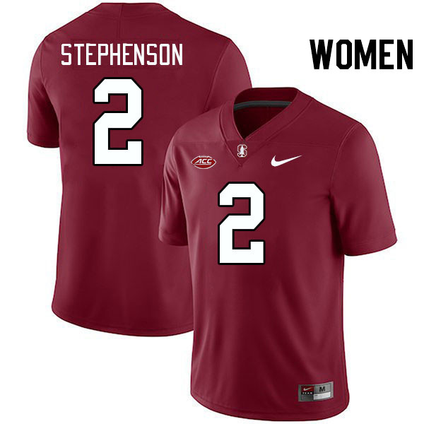 Women #2 Dylan Stephenson Stanford Cardinal 2024 ACC Conference College Football Jerseys Stitched-Ca